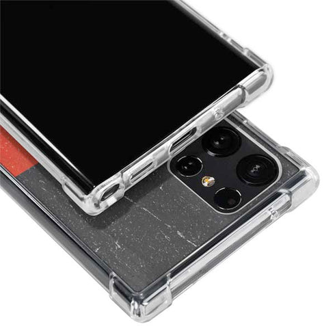 Afghanistan Flag Distressed Galaxy S22 Ultra Clear Case